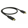 Delock Kabel USB Type-C™ 2.0 Stecker - USB 2.0 Typ Micro-B Stecker 0,5 m schwarz