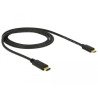 Delock Kabel USB Type-C™ 2.0 Stecker - USB 2.0 Typ Micro-B Stecker 2,0 m schwarz