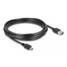 Delock Kabel EASY-USB 2.0 Typ-A Stecker - USB 2.0 Typ Mini-B Stecker 5 m schwarz