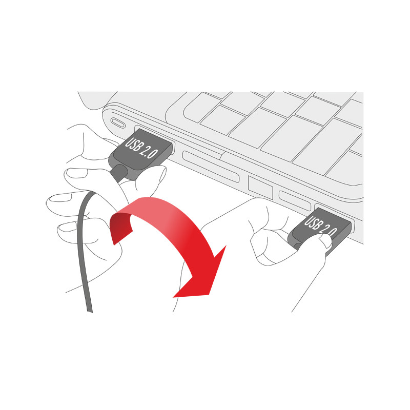 Delock Kabel EASY-USB 2.0 Typ-A Stecker - USB 2.0 Typ Micro-B Stecker 1 m schwarz