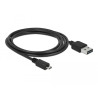 Delock Kabel EASY-USB 2.0 Typ-A Stecker - USB 2.0 Typ Micro-B Stecker 2 m schwarz