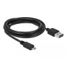 Delock Kabel EASY-USB 2.0 Typ-A Stecker - USB 2.0 Typ Micro-B Stecker 3 m schwarz