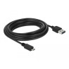 Delock Kabel EASY-USB 2.0 Typ-A Stecker - USB 2.0 Typ Micro-B Stecker 5 m schwarz