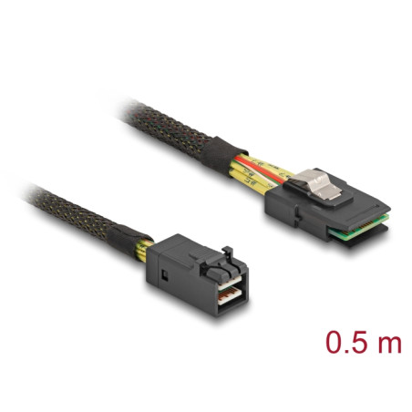 Delock Kabel Mini SAS HD SFF-8643 - Mini SAS SFF-8087 0,5 m