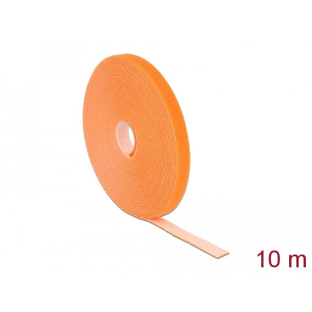 Delock Klettband auf Rolle L 10 m x B 13 mm orange