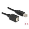 Delock Verlängerungskabel USB 2.0 B Stecker - B Buchse 2 m