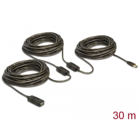 Delock Kabel USB 2.0 Verlängerung, aktiv 30 m