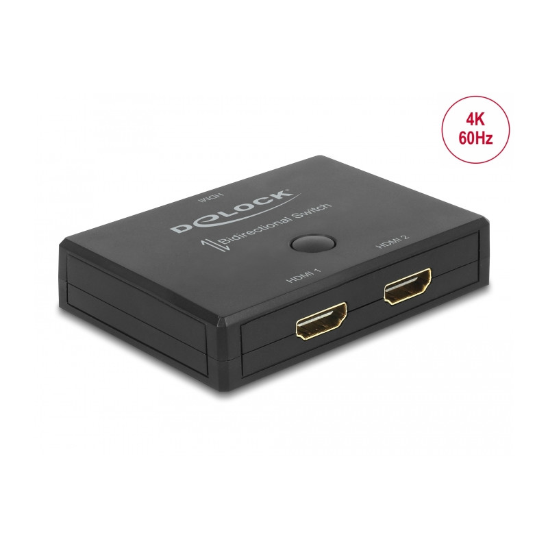 Delock HDMI 2 - 1 Umschalter bidirektional 4K 60 Hz
