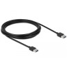 Delock Kabel EASY-USB 2.0 Typ-A Stecker - EASY-USB 2.0 Typ-A Stecker 3 m schwarz