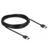 Delock Kabel EASY-USB 2.0 Typ-A Stecker - EASY-USB 2.0 Typ-A Stecker 5 m schwarz