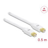 Delock Kabel Mini DisplayPort 1.2 Stecker - Mini DisplayPort Stecker 4K 60 Hz 0,5 m