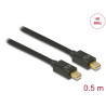 Delock Kabel Mini DisplayPort 1.2 Stecker - Mini DisplayPort Stecker 4K 60 Hz 0,5 m