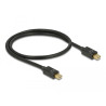 Delock Kabel Mini DisplayPort 1.2 Stecker - Mini DisplayPort Stecker 4K 60 Hz 0,5 m