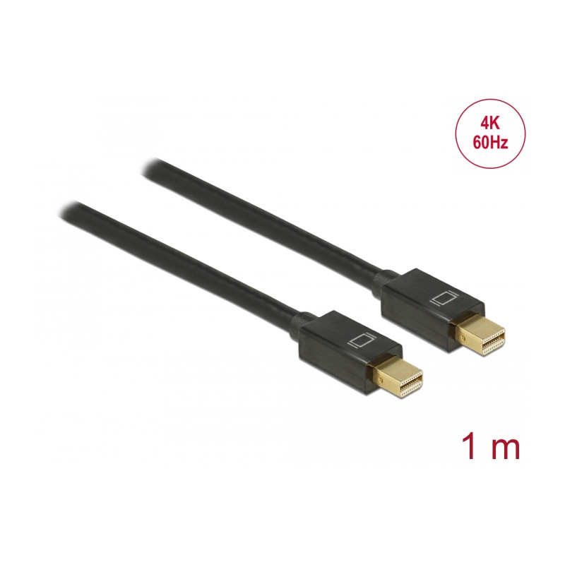 Delock Kabel Mini DisplayPort 1.2 Stecker - Mini DisplayPort Stecker 4K 60 Hz 1 m