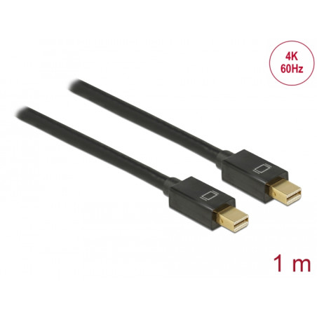 Delock Kabel Mini DisplayPort 1.2 Stecker - Mini DisplayPort Stecker 4K 60 Hz 1 m