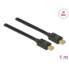 Delock Kabel Mini DisplayPort 1.2 Stecker - Mini DisplayPort Stecker 4K 60 Hz 1 m