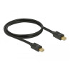 Delock Kabel Mini DisplayPort 1.2 Stecker - Mini DisplayPort Stecker 4K 60 Hz 1 m