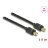 Delock Kabel Mini DisplayPort 1.2 Stecker - Mini DisplayPort Stecker 4K 60 Hz 1,5 m