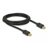 Delock Kabel Mini DisplayPort 1.2 Stecker - Mini DisplayPort Stecker 4K 60 Hz 2 m