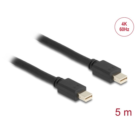 Delock Kabel Mini DisplayPort 1.2 Stecker - Mini DisplayPort Stecker 4K 60 Hz 5 m