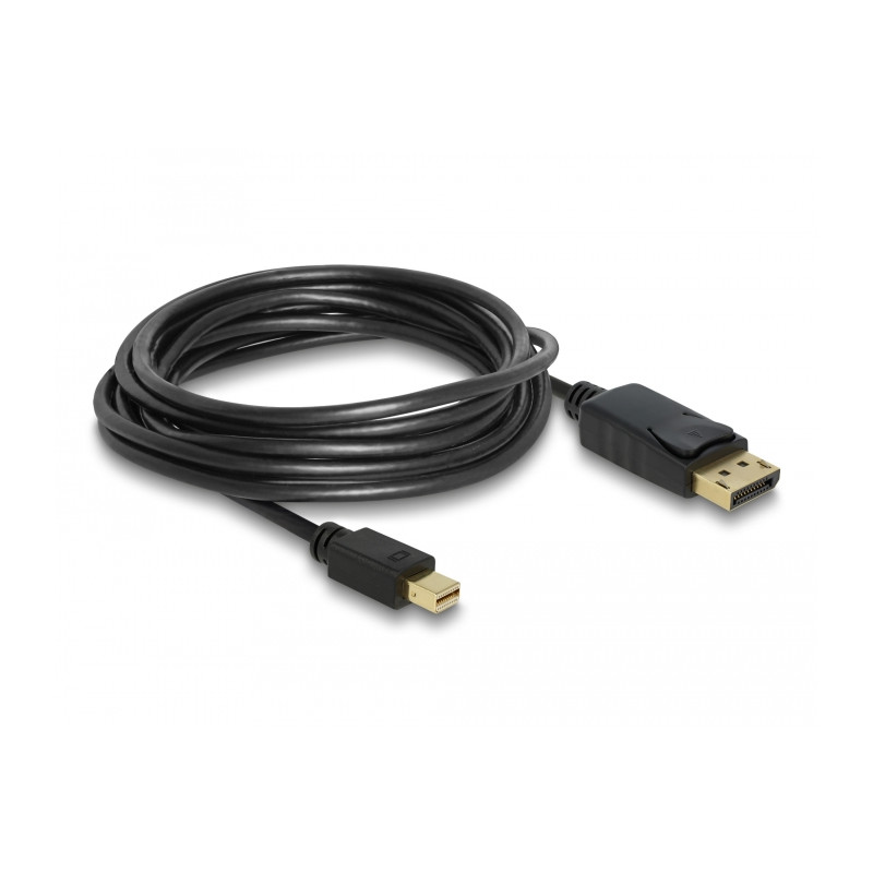 Delock Kabel Mini DisplayPort 1.2 Stecker - DisplayPort Stecker 4K 60 Hz 5,0 m