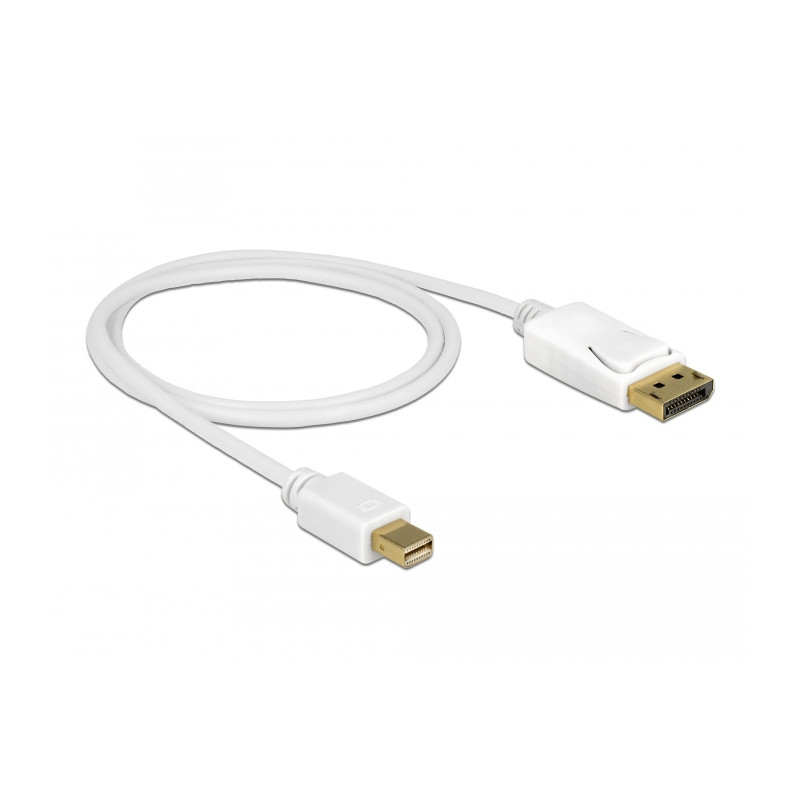 Delock Kabel Mini DisplayPort 1.2 Stecker - DisplayPort Stecker 4K 60 Hz 1,0 m