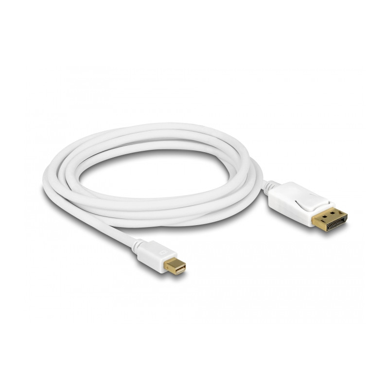Delock Kabel Mini DisplayPort 1.2 Stecker - DisplayPort Stecker 4K 60 Hz 3,0 m