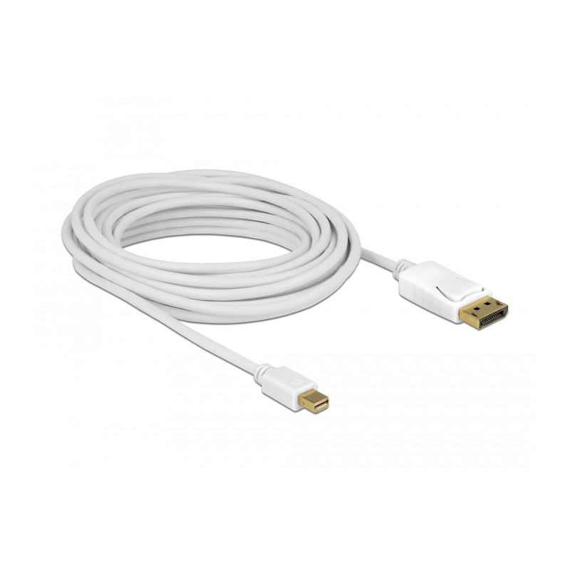 Delock Kabel Mini DisplayPort 1.2 Stecker - DisplayPort Stecker 4K 60 Hz 7,0 m