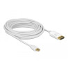 Delock Kabel Mini DisplayPort 1.2 Stecker - DisplayPort Stecker 4K 60 Hz 7,0 m
