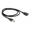 Delock Kabel USB 2.0 Typ-A Stecker - USB 2.0 Typ-A Buchse ShapeCable 1 m