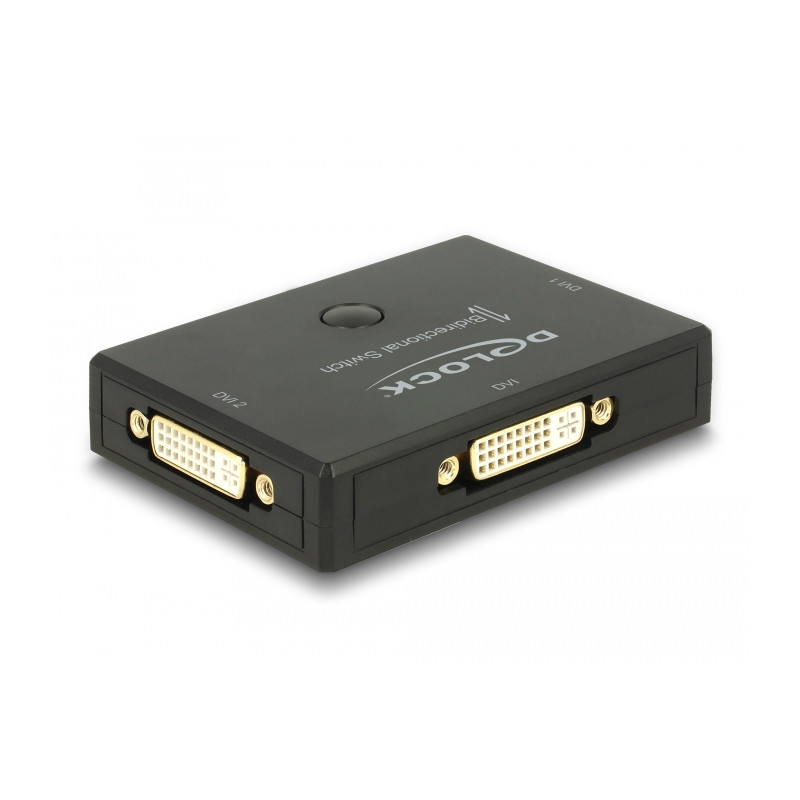 Delock DVI 2 - 1 Umschalter bidirektional 4K 30 Hz