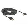Delock Verlängerungskabel EASY-USB 2.0 Typ-A Stecker gewinkelt links / rechts - USB 2.0 Typ-A Buchse 3 m