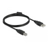 Delock Kabel USB 2.0 Typ A Stecker - USB 2.0 Typ B Stecker 1 m schwarz