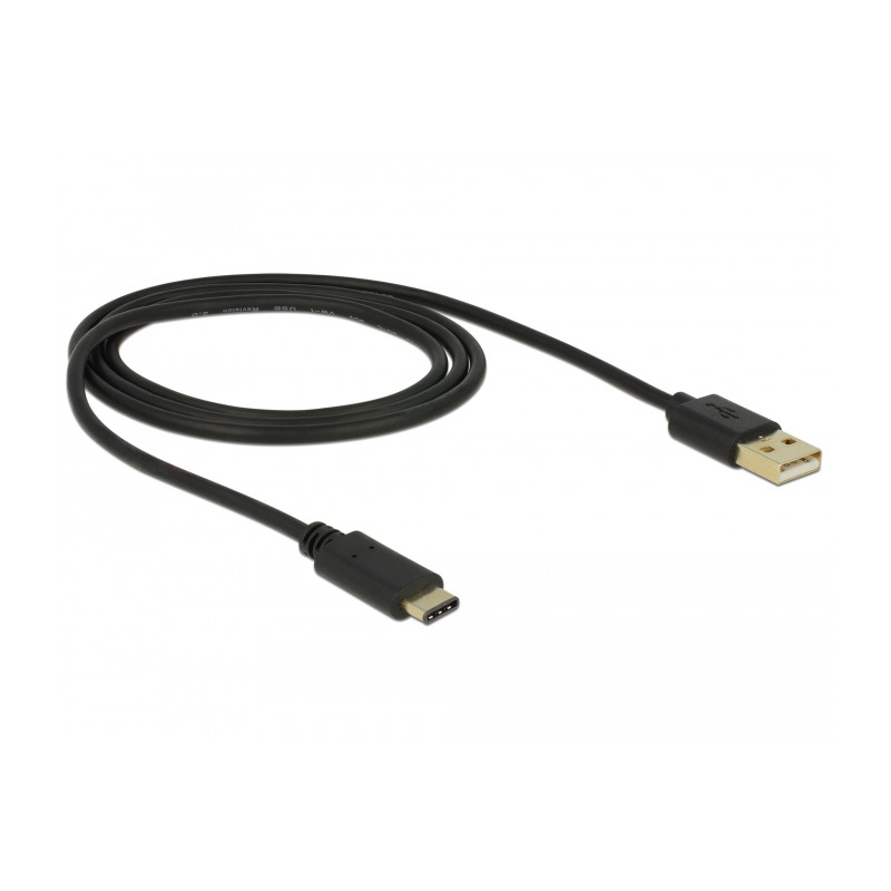 Delock USB 2.0 Kabel Typ-A zu Type-C 1 m