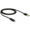 Delock USB 2.0 Kabel Typ-A zu Type-C 1 m