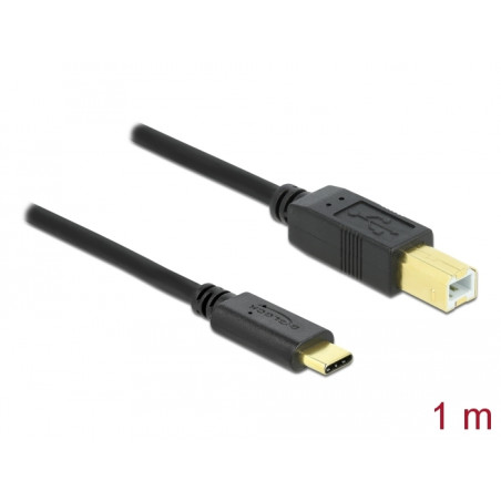 Delock USB 2.0 Kabel Type-C zu Typ-B 1 m