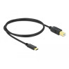 Delock USB 2.0 Kabel Type-C zu Typ-B 1 m
