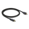 Delock Kabel USB Type-C™ 2.0 Stecker - USB 2.0 Typ Mini-B Stecker 1,0 m schwarz