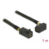 Delock Kabel Mini SAS HD SFF-8643 - Mini SAS HD SFF-8643 gewinkelt 1 m