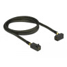 Delock Kabel Mini SAS HD SFF-8643 - Mini SAS HD SFF-8643 gewinkelt 1 m