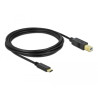 Delock USB 2.0 Kabel Type-C zu Typ-B 3 m