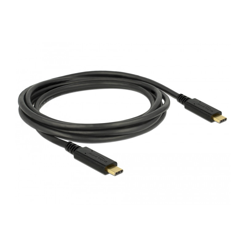Delock USB 5 Gbps Kabel USB Type-C™ zu USB Type-C™ 2 m PD 3 A E-Marker