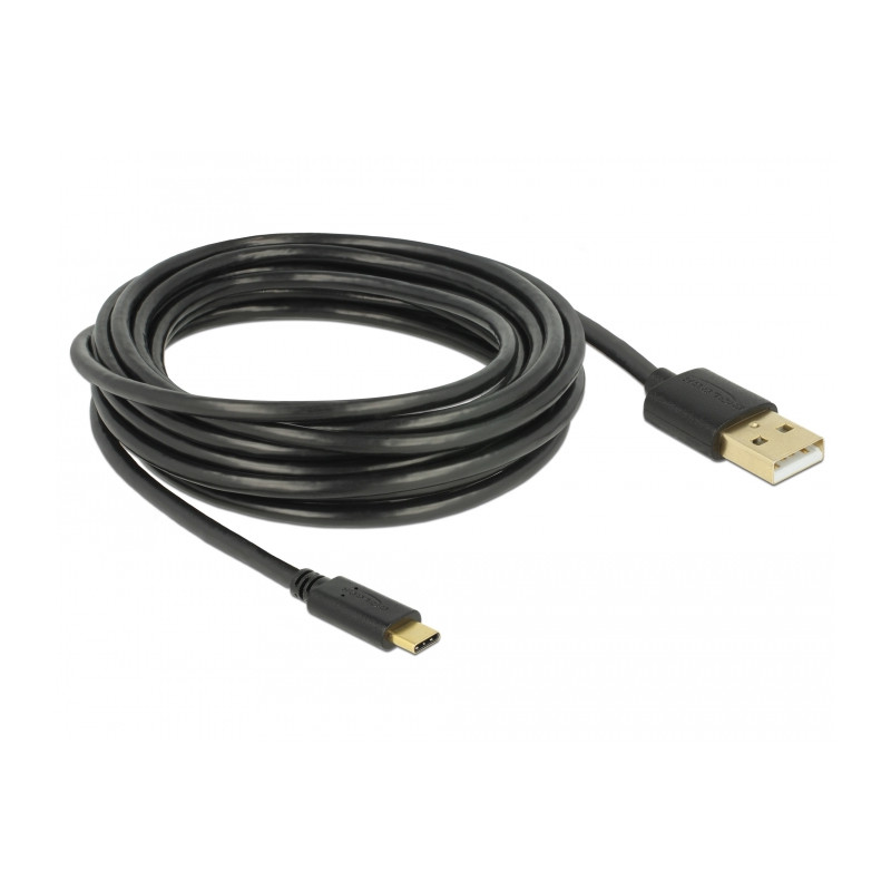 Delock USB 2.0 Kabel Typ-A zu Type-C 4 m