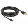 Delock USB 2.0 Kabel Typ-A zu Type-C 4 m