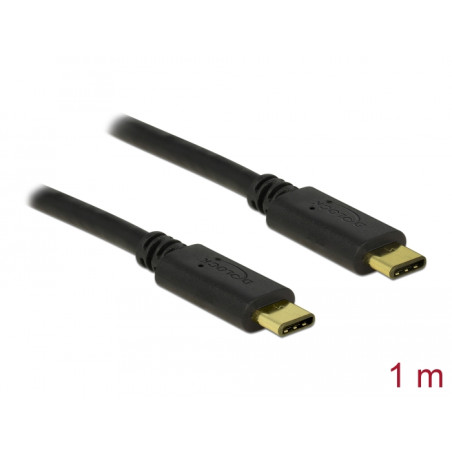 Delock USB 2.0 Kabel Type-C zu Type-C 1 m 3 A
