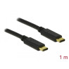 Delock USB 2.0 Kabel Type-C zu Type-C 1 m 3 A