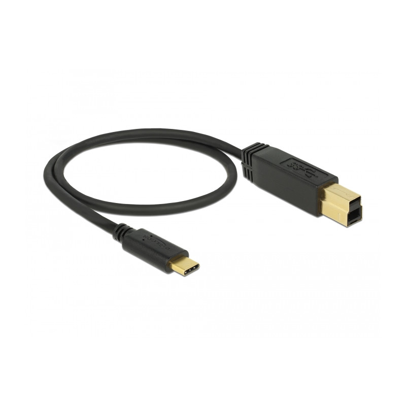 Delock USB 10 Gbps Kabel USB Type-C™ zu Typ-B 0,5 m