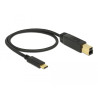 Delock USB 10 Gbps Kabel USB Type-C™ zu Typ-B 0,5 m