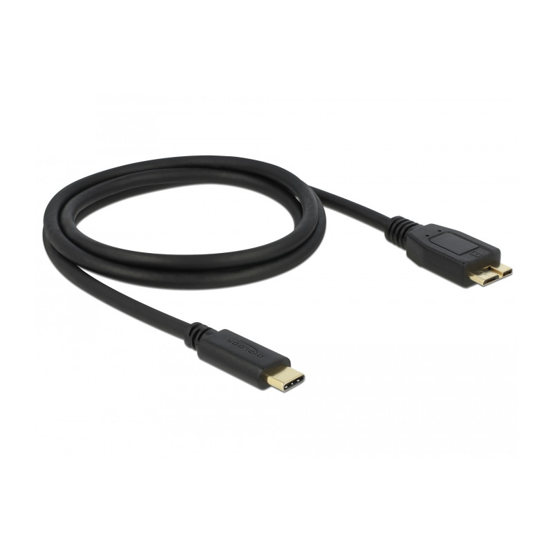 Delock USB 10 Gbps Kabel USB Type-C™ Stecker zu USB Typ Micro-B Stecker 1 m
