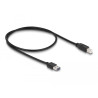 Delock Kabel EASY-USB 2.0 Typ-A Stecker - USB 2.0 Typ-B Stecker 0,5 m schwarz